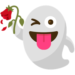 wilted flower and ghost