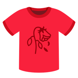 wilted flower and t-shirt