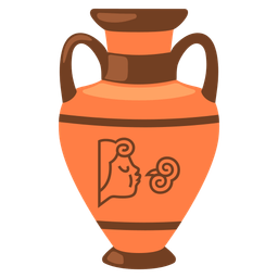 wind face and amphora