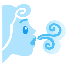 wind face and anguished face