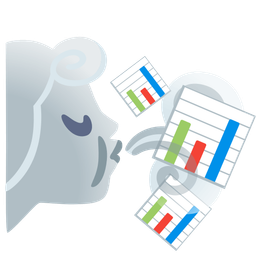 wind face and bar chart