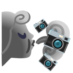 wind face and camera