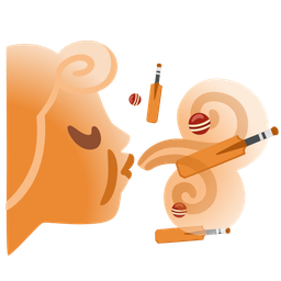 wind face and cricket game