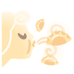 wind face and dumpling