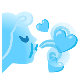 wind face and light blue heart