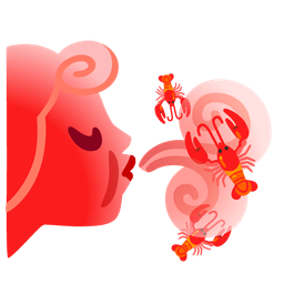 wind face and lobster