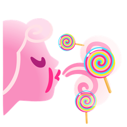 wind face and lollipop