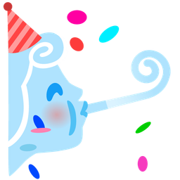 wind face and partying face