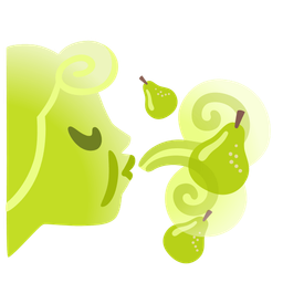 wind face and pear