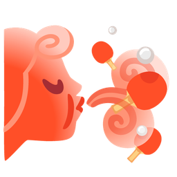 wind face and ping pong