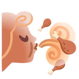 wind face and poultry leg