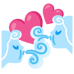 wind face and revolving hearts