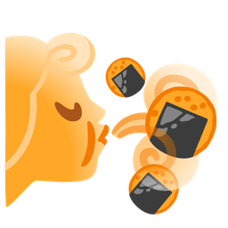 wind face and rice cracker