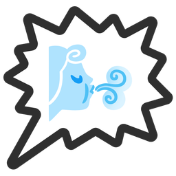 wind face and right anger bubble