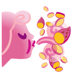 wind face and roasted sweet potato