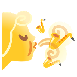 wind face and saxophone