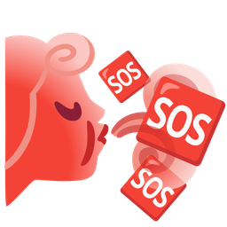 wind face and SOS button