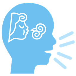 wind face and speaking head