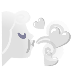 wind face and white heart