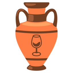Wine glass and Amphora