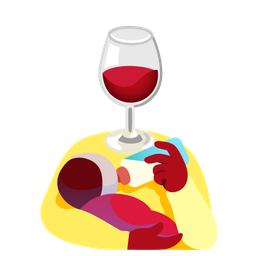 Wine glass and Baby bottle