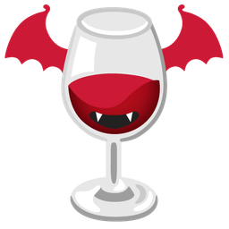 Wine glass and Bat