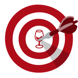 Wine glass and Bullseye