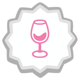 Wine glass and Fish cake with swirl