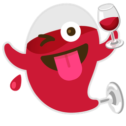 Wine glass and Ghost