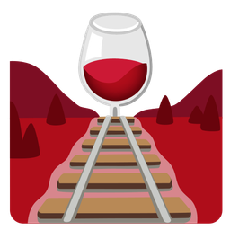 Wine glass and Locomotive