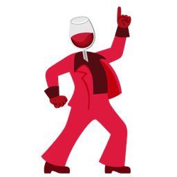 Wine glass and Mirror ball