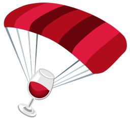 Wine glass and Parachute