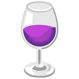 Wine glass and Purple heart