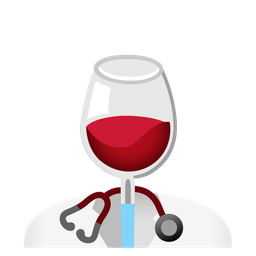 Wine glass and Stethoscope