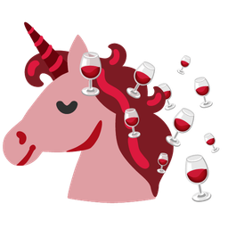 Wine glass and Unicorn