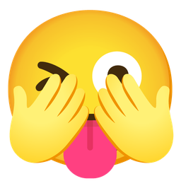 winking face with tongue and see-no-evil monkey