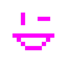 winking face and alien monster