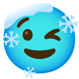 winking face and cold face