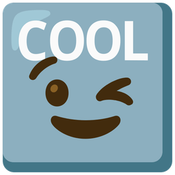 winking face and COOL button