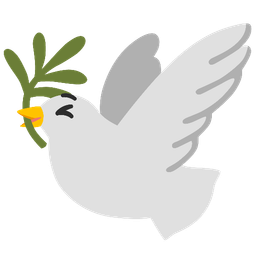 winking face and dove