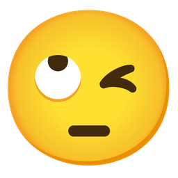 winking face and face with rolling eyes