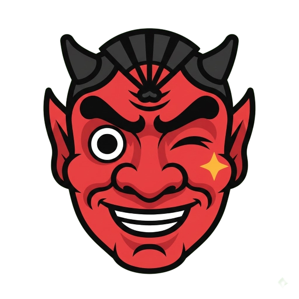 Winking face and Goblin