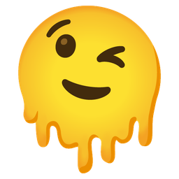 Winking face and Melting face