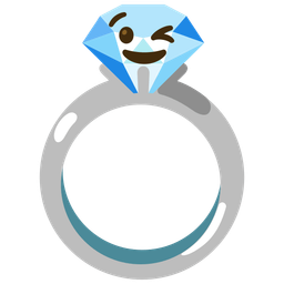 winking face and ring