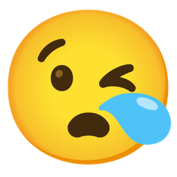 winking face and sleepy face