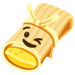 winking face and tamale