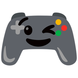 winking face and video game