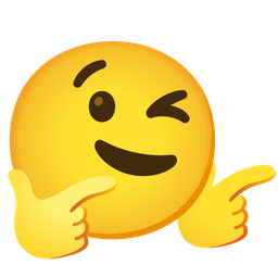 winking face and winking face