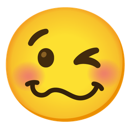 winking face and woozy face