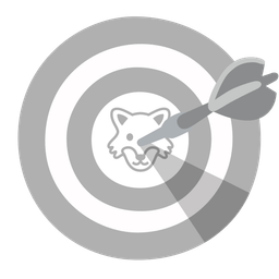 Wolf and Bow and arrow